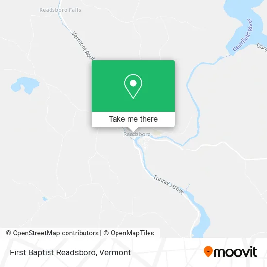 First Baptist Readsboro map