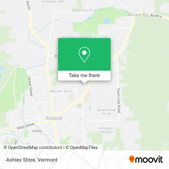 Ashley Store map