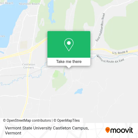 Vermont State University Castleton Campus map