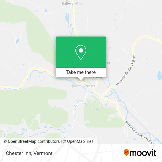 Chester Inn map
