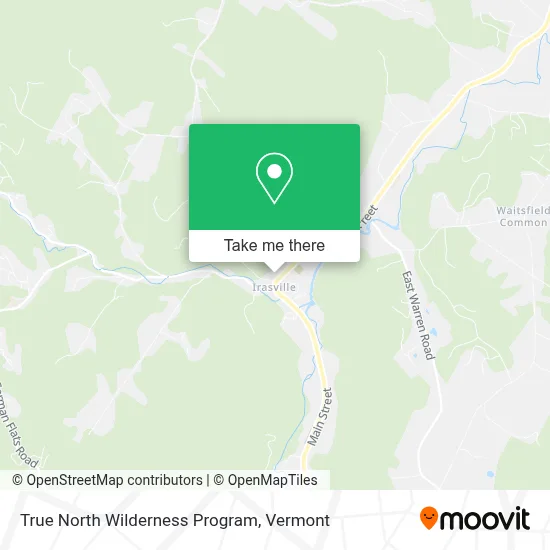 True North Wilderness Program map