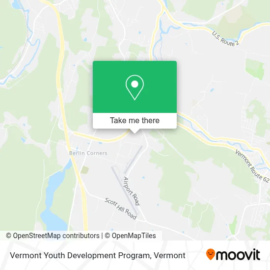 Vermont Youth Development Program map