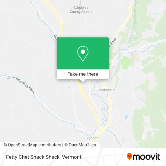 Fetty Chet Snack Shack map