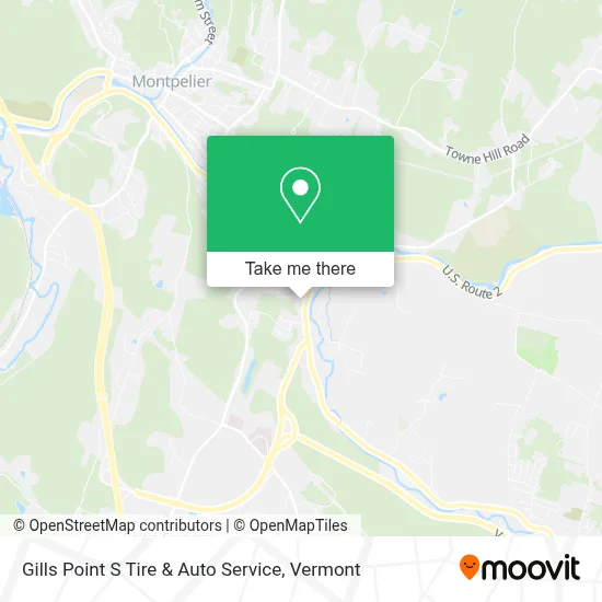 Gills Point S Tire & Auto Service map