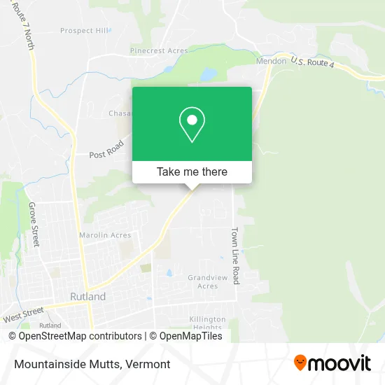 Mountainside Mutts map