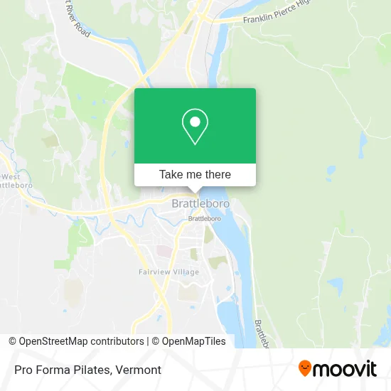 Pro Forma Pilates map