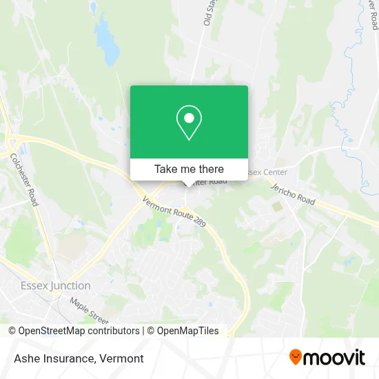 Ashe Insurance map