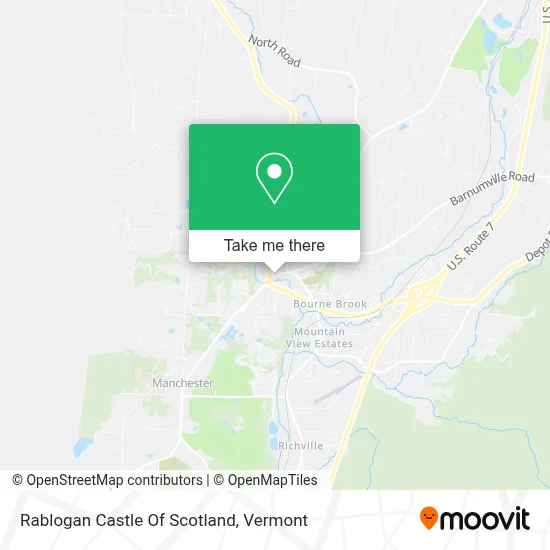 Rablogan Castle Of Scotland map