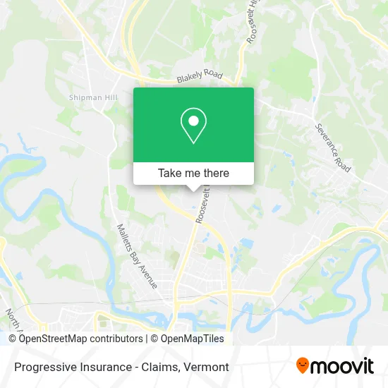 Progressive Insurance - Claims map