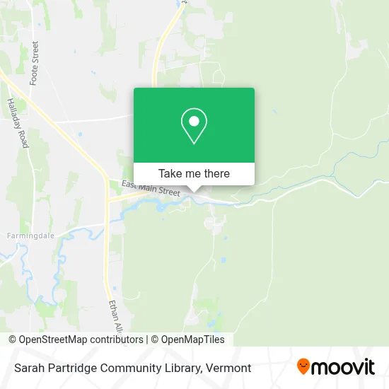 Sarah Partridge Community Library map