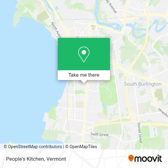 People's Kitchen map