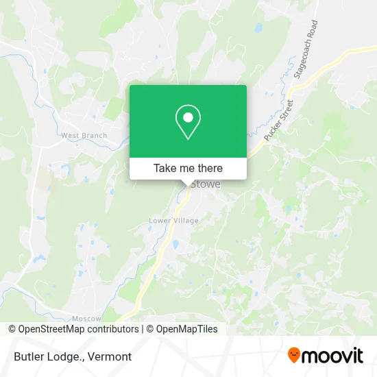 Butler Lodge. map
