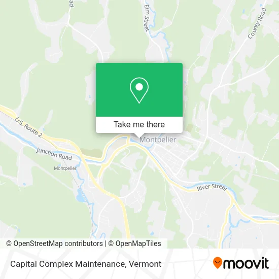 Capital Complex Maintenance map