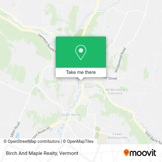 Birch And Maple Realty map