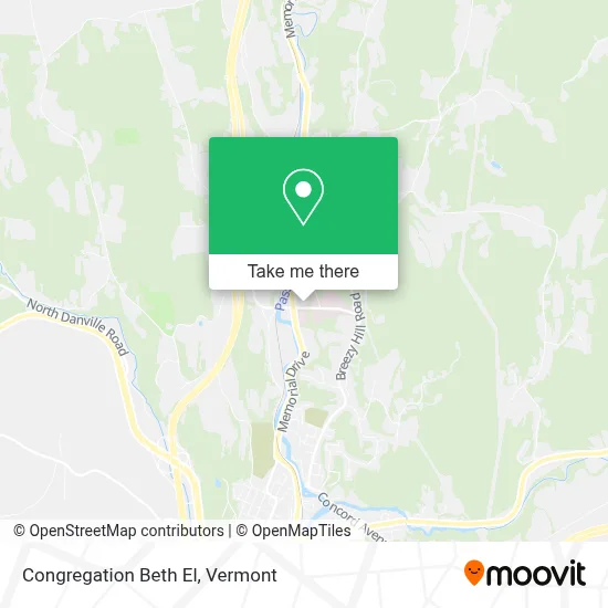 Congregation Beth El map