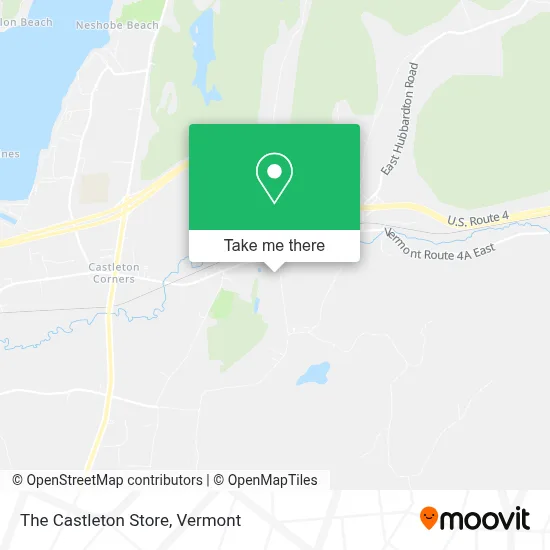 The Castleton Store map