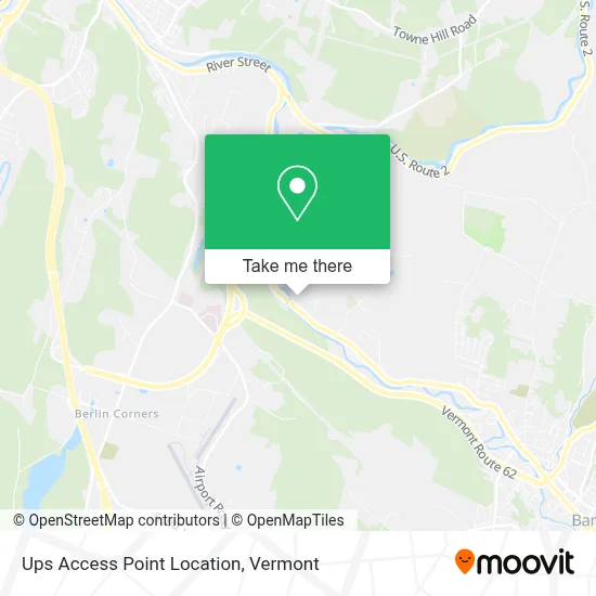 Ups Access Point Location map