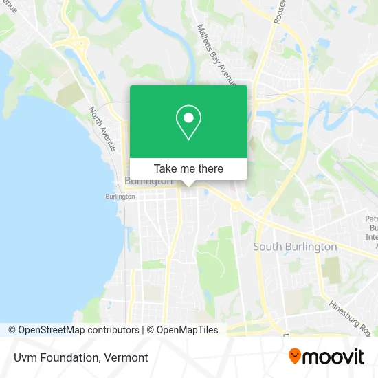 Uvm Foundation map