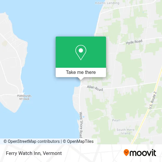 Ferry Watch Inn map