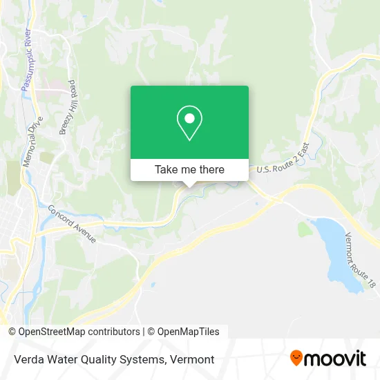 Verda Water Quality Systems map