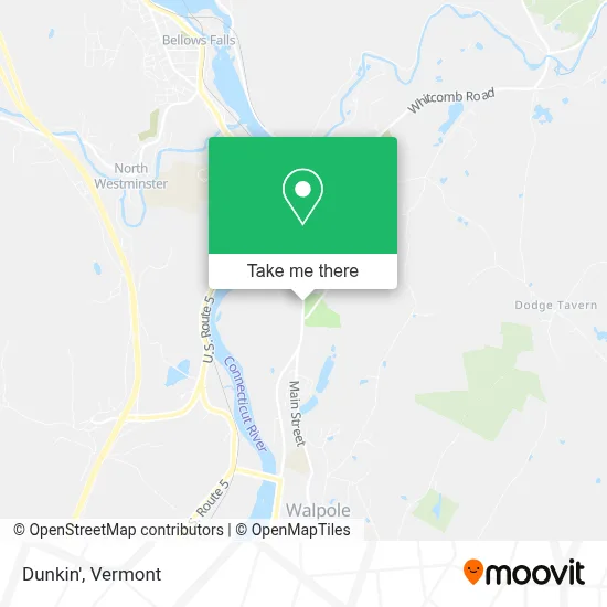 Dunkin' map
