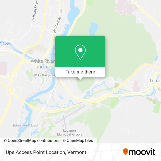 Ups Access Point Location map