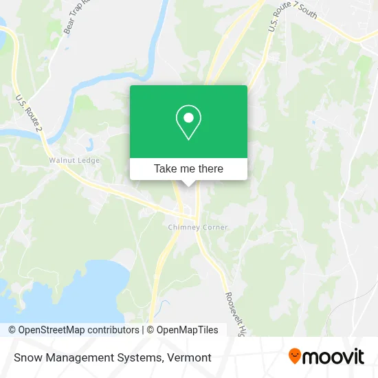 Snow Management Systems map