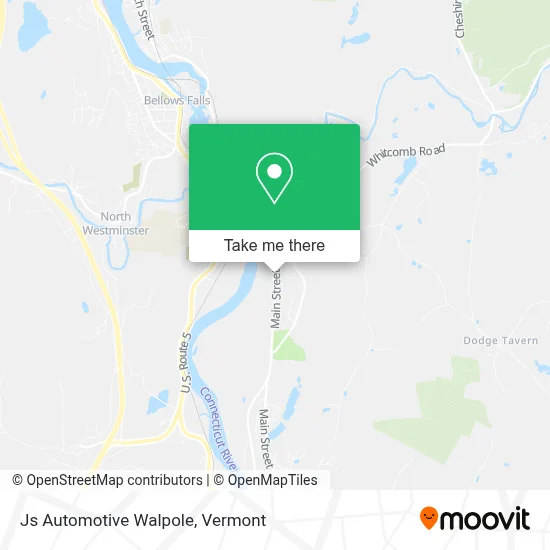 Js Automotive Walpole map