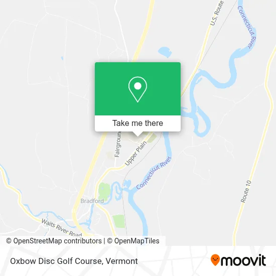 Oxbow Disc Golf Course map