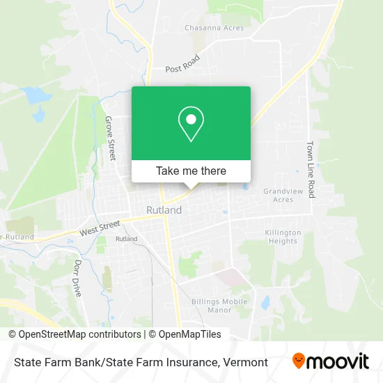 State Farm Bank / State Farm Insurance map