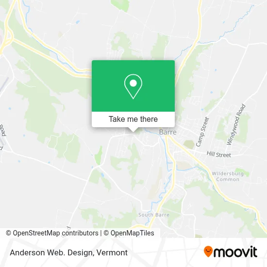 Anderson Web. Design map