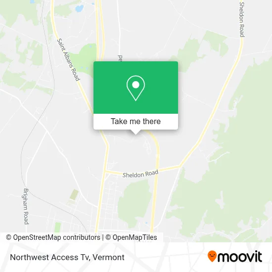 Northwest Access Tv map
