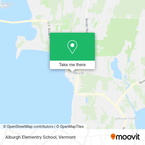 Alburgh Elementry School map