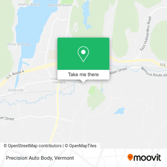 Precision Auto Body map