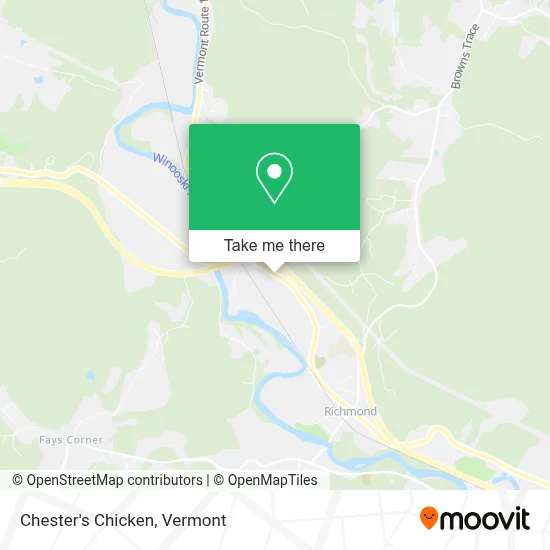 Chester's Chicken map