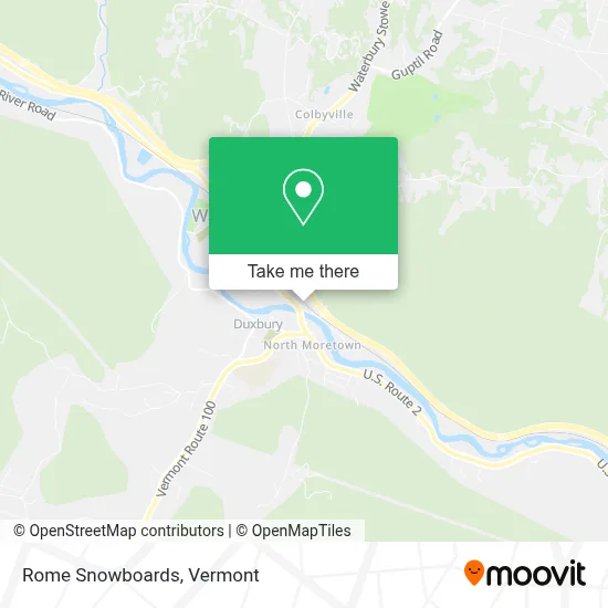 Rome Snowboards map