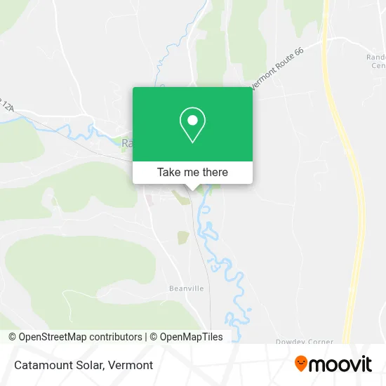 Catamount Solar map