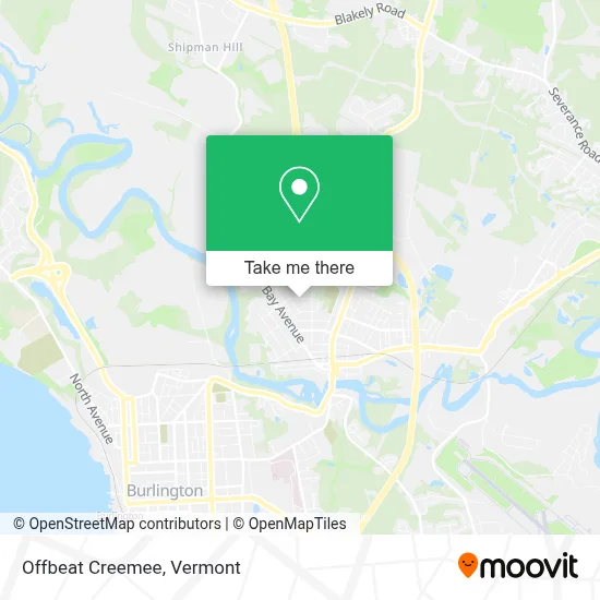 Offbeat Creemee map