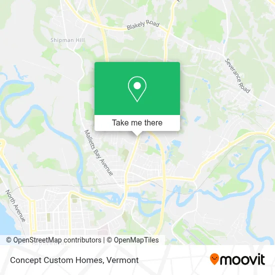 Concept Custom Homes map