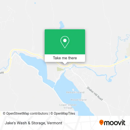 Jake's Wash & Storage map