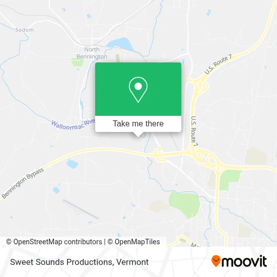 Sweet Sounds Productions map