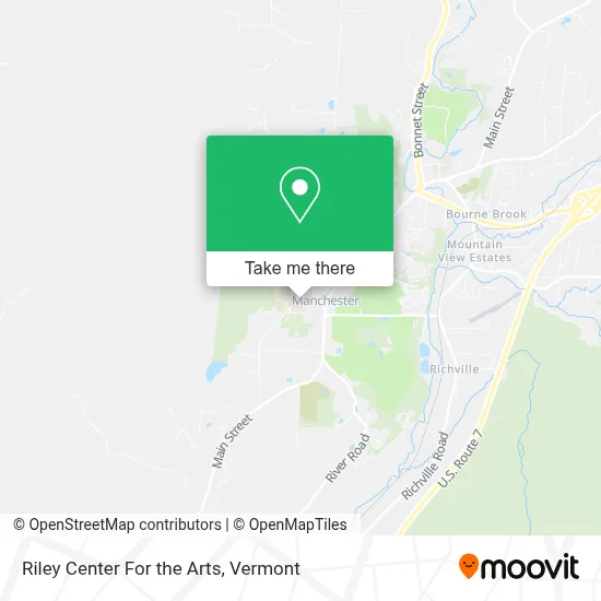 Riley Center For the Arts map