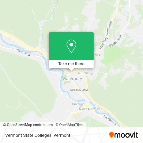 Vermont State Colleges map