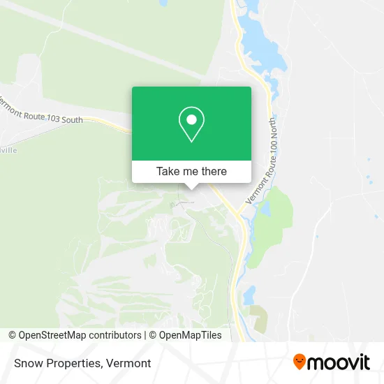 Snow Properties map