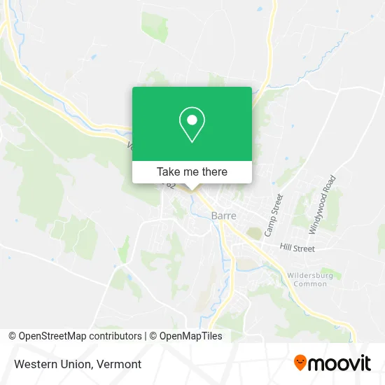 Western Union map