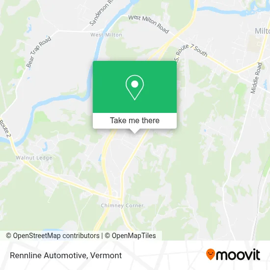 Rennline Automotive map
