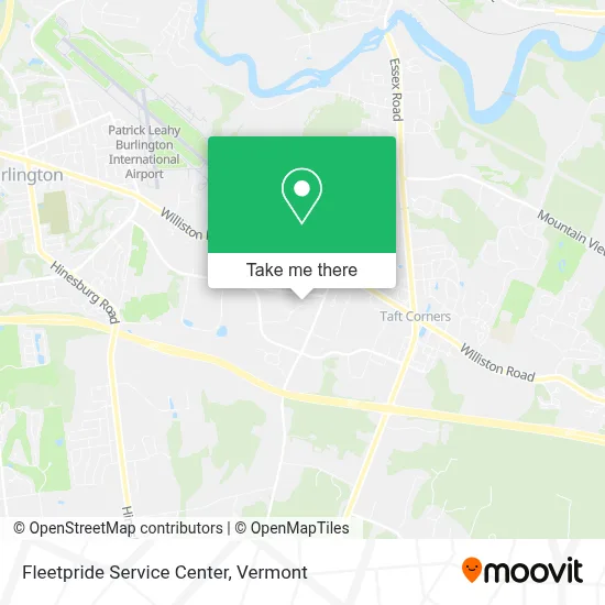 Fleetpride Service Center map