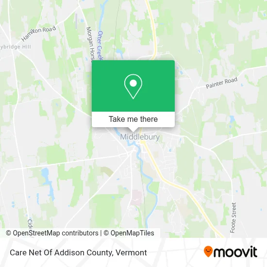 Care Net Of Addison County map