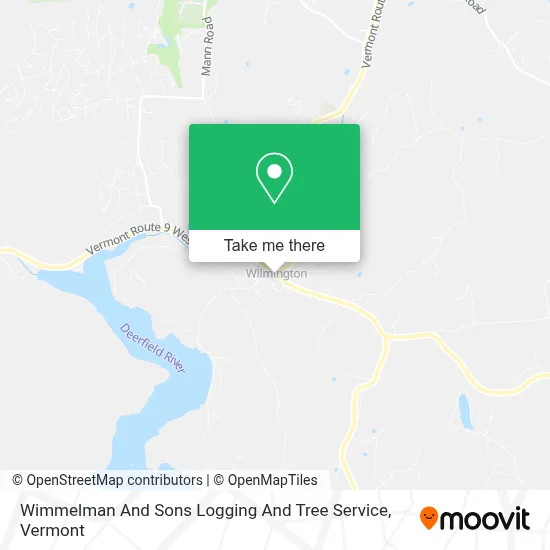 Wimmelman And Sons Logging And Tree Service map