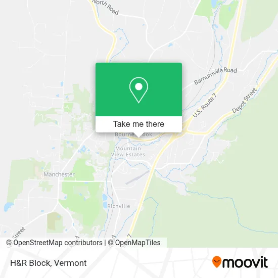 H&R Block map